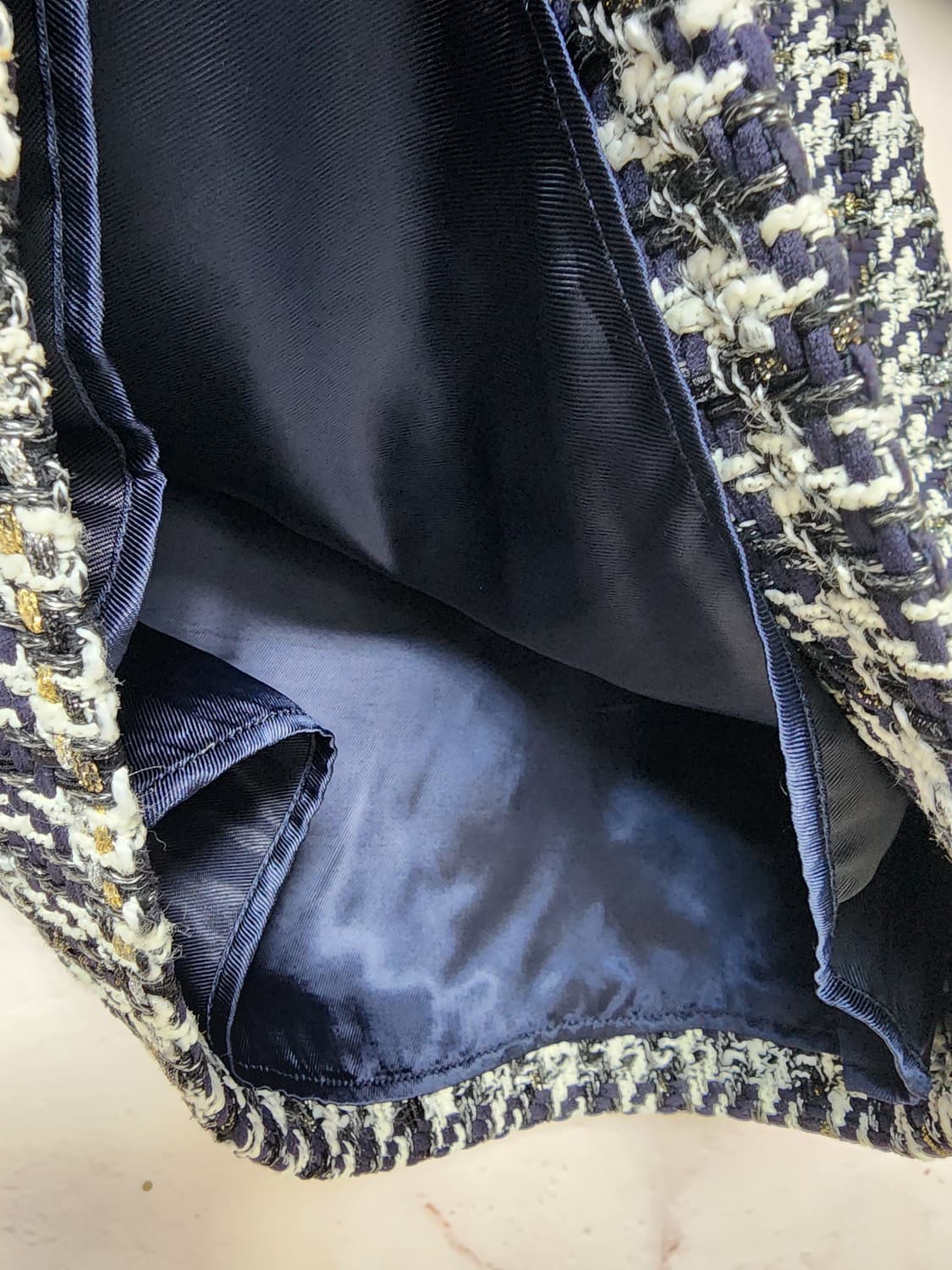 산드로 하운드투스 패턴 트위드 스커트 상품이미지7