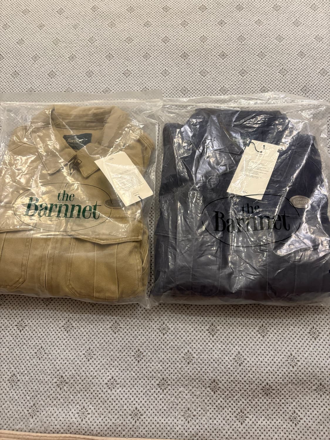 더바넷 블루종 자켓 카멜 및 네이비 (새상품) 상품이미지9