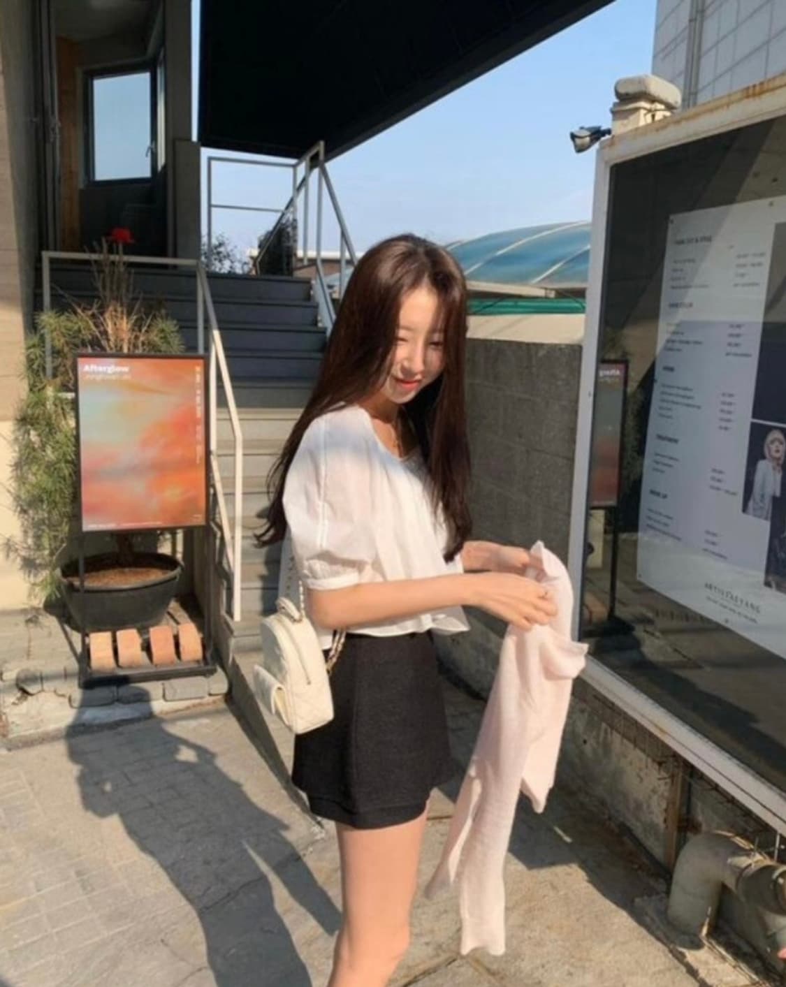 샵시예 뮤 트위드 셋업-블랙 s 새상품 상품이미지6