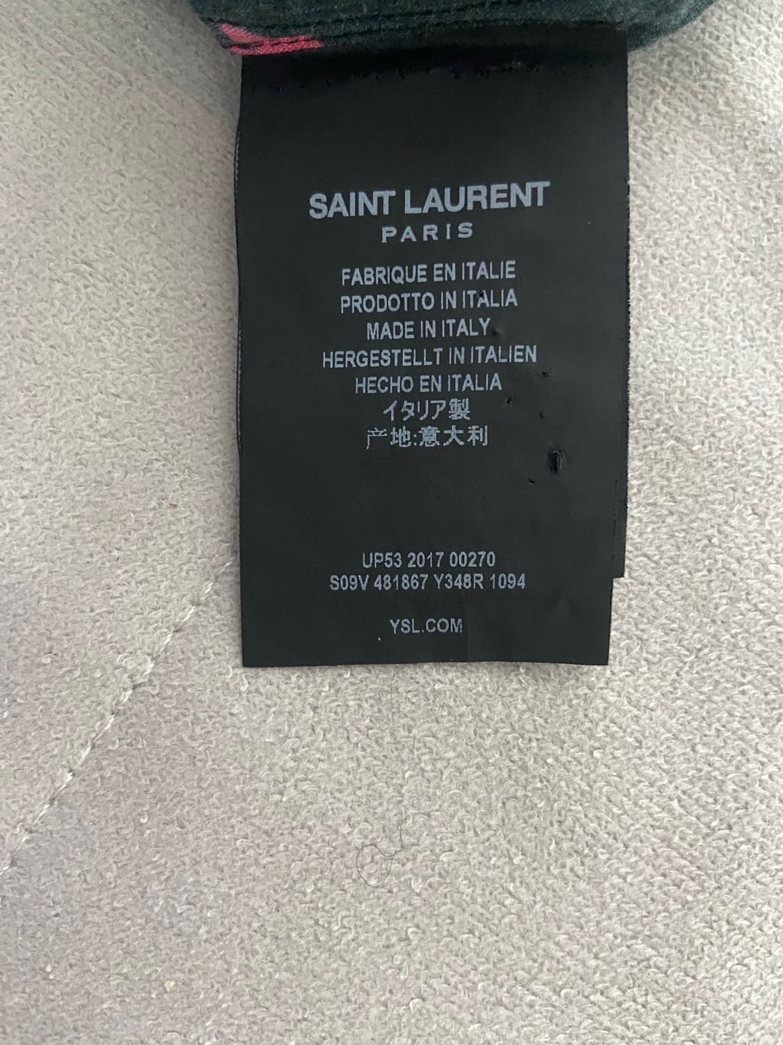 생로랑 하트스모크 노스모킹 셔츠 37 상품이미지5