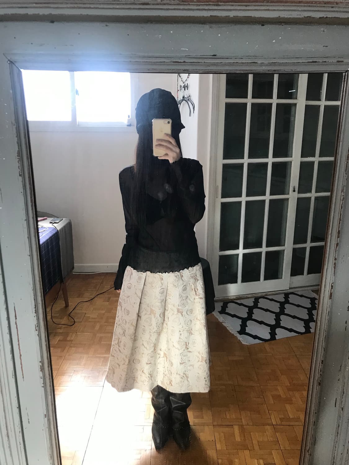 vintage pattern skirt 상품이미지8