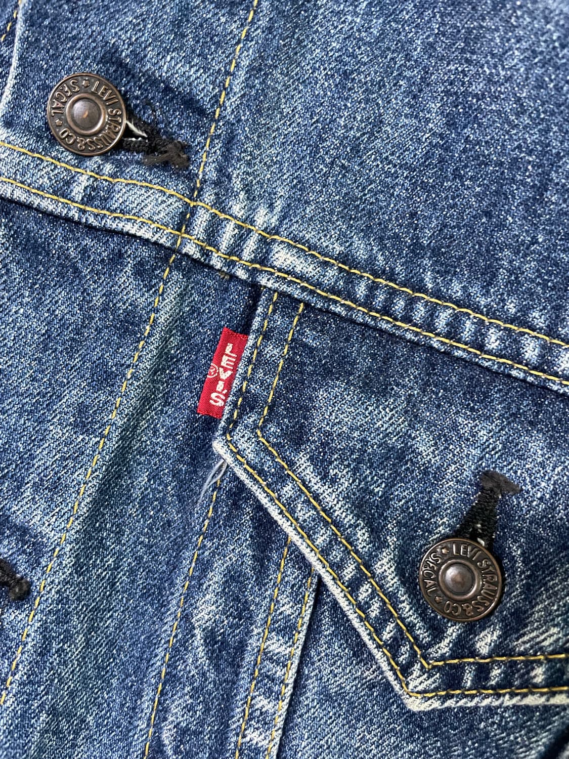 90s 리바이스 LVC 빅E 빈티지 데님 자켓 71557 타입3 자켓   상품이미지4