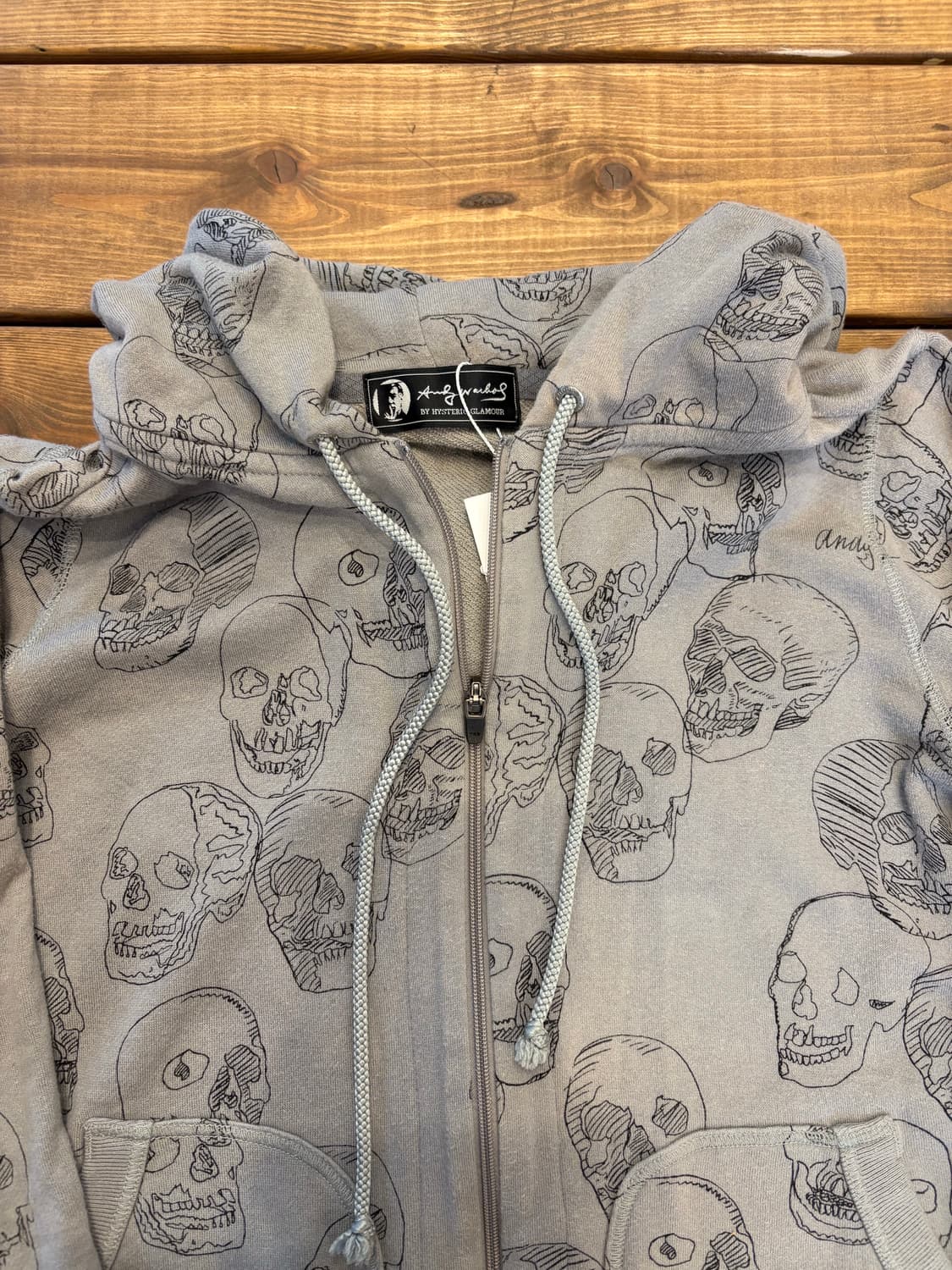 히스테릭글래머 스컬 후드집업 상품이미지8