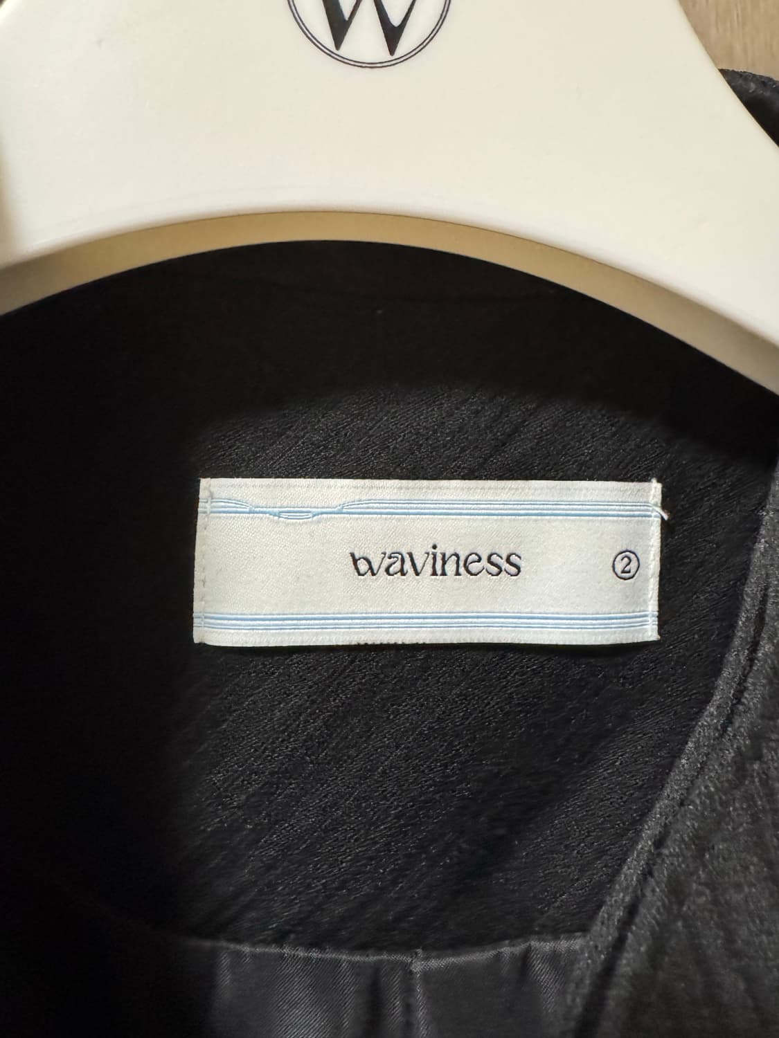 웨이비니스 엡 레이어드 울 레이서 자켓 블랙 바이어스 2 상품이미지2