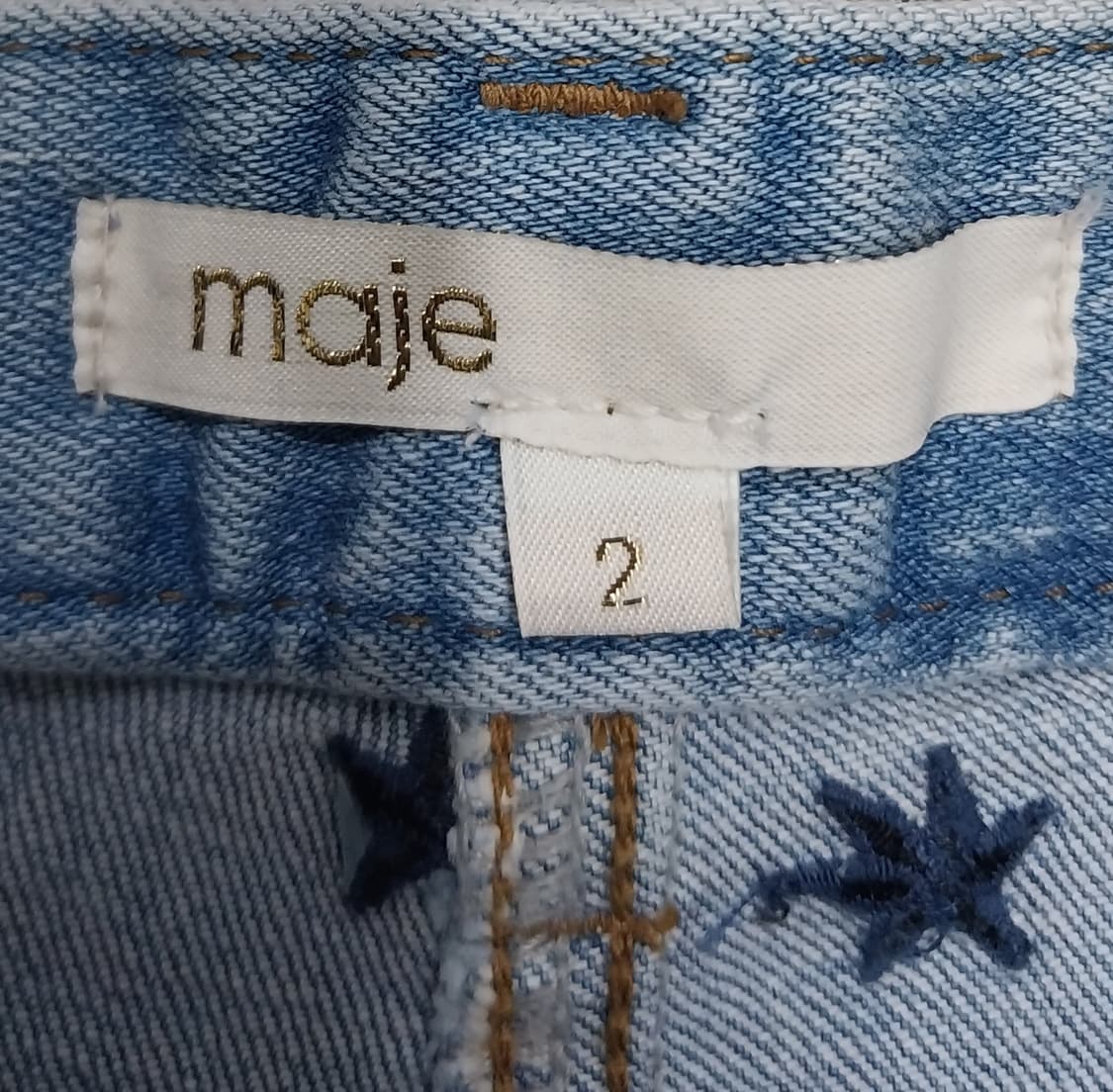 maje 마쥬 별 자수 숏 데님팬츠 2사이즈 상품이미지3