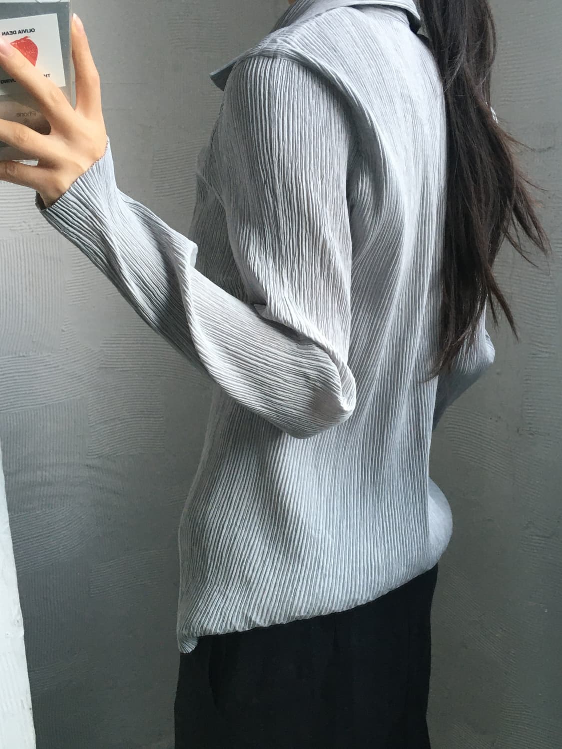 Issey Miyake 이세이미야케 플리츠플리즈 쿨그레이 셔츠 상품이미지2