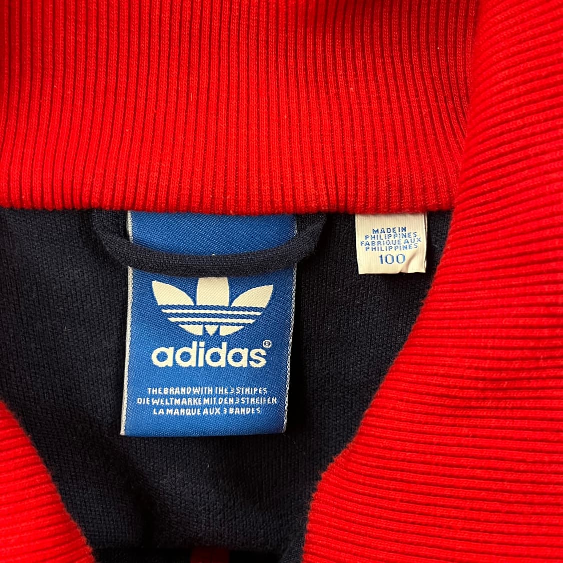 [정품/100] 아디다스 바이에른 뮌헨 트랙탑 져지 네이비 레드 b15 상품이미지5