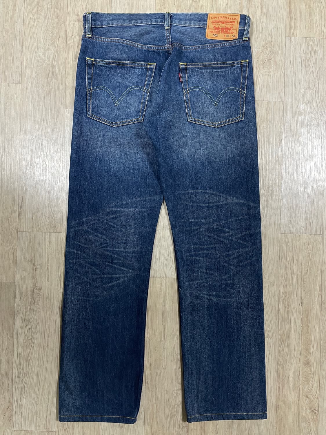 32) 00's 리바이스 매장판 502 일자핏 워싱 데님팬츠 상품이미지3