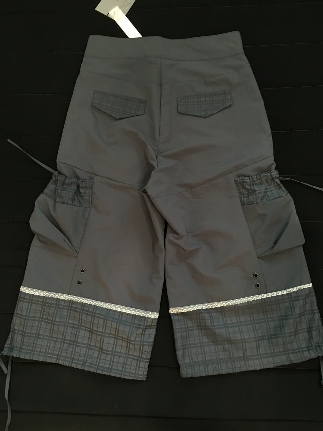 허그유어스킨 hugyourskin 체크 버뮤다 팬츠 상품이미지3