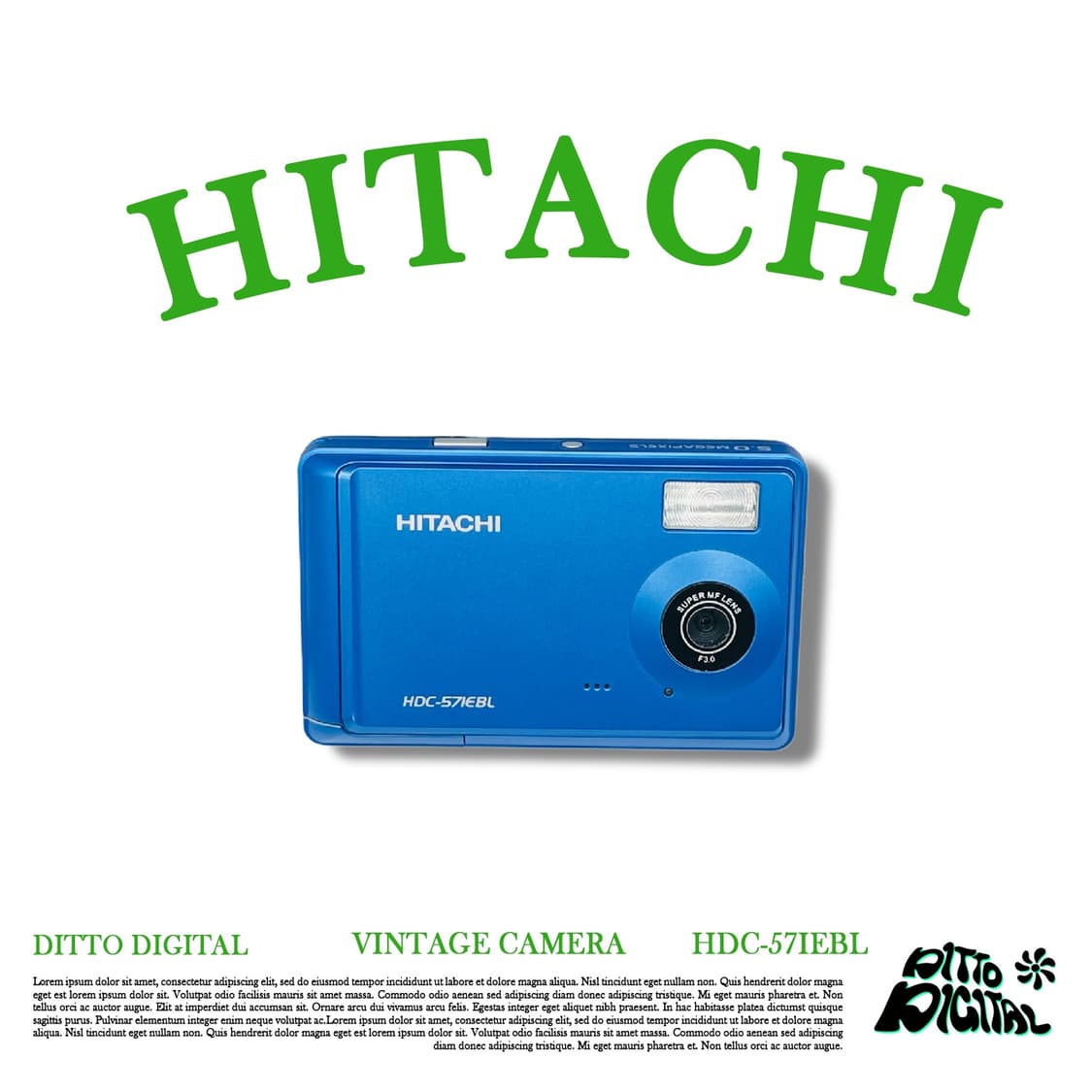 Hitachi HDC-57IEBL 디카 상품이미지1