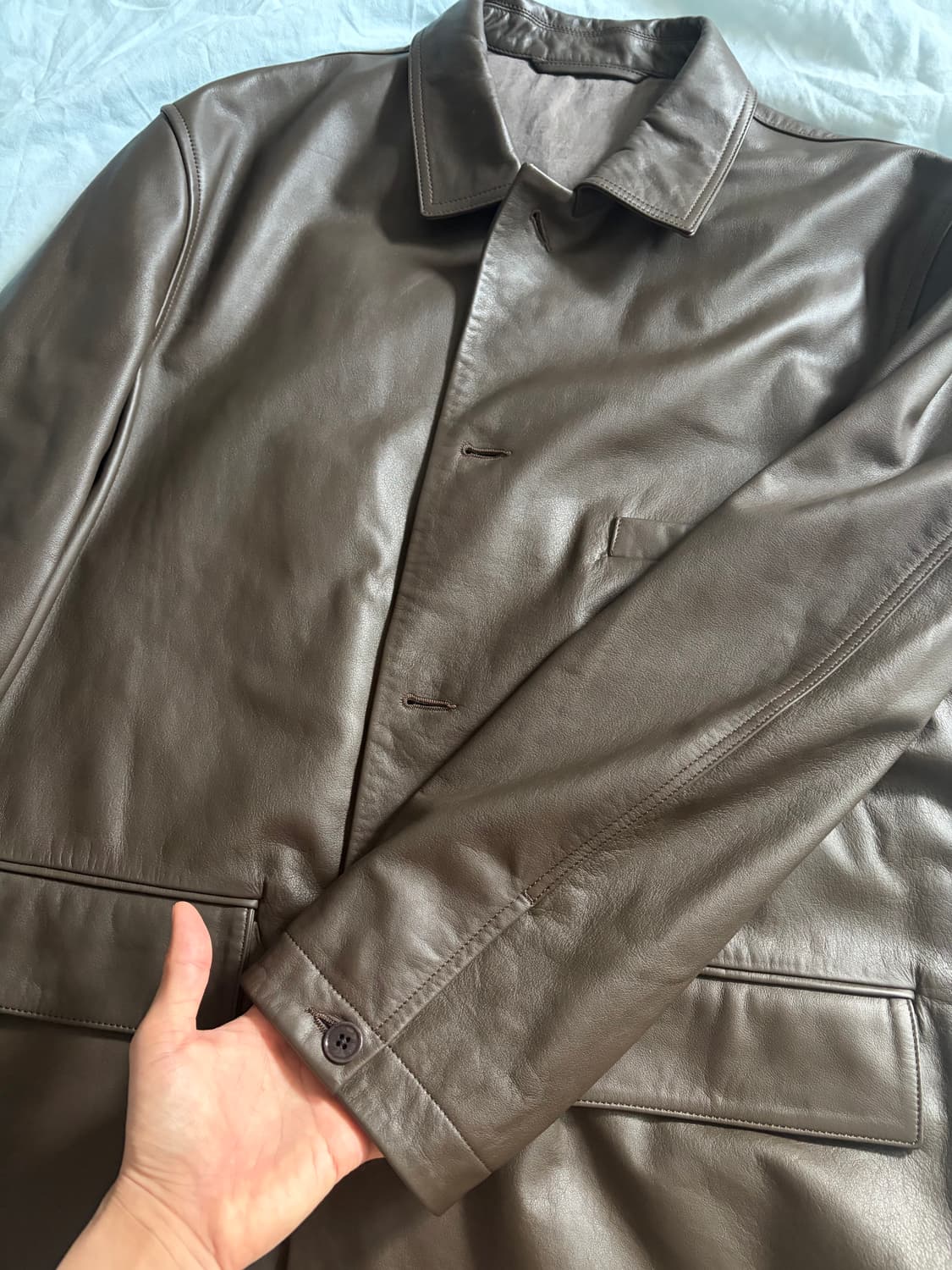 르메르 레더 자켓 상품이미지5