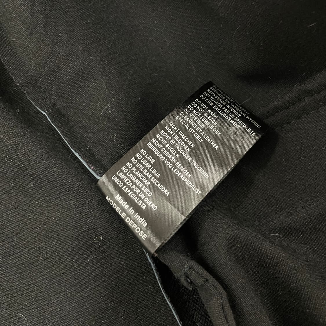 마쥬 리얼 레더 네이비 라이더 자켓 상품이미지9