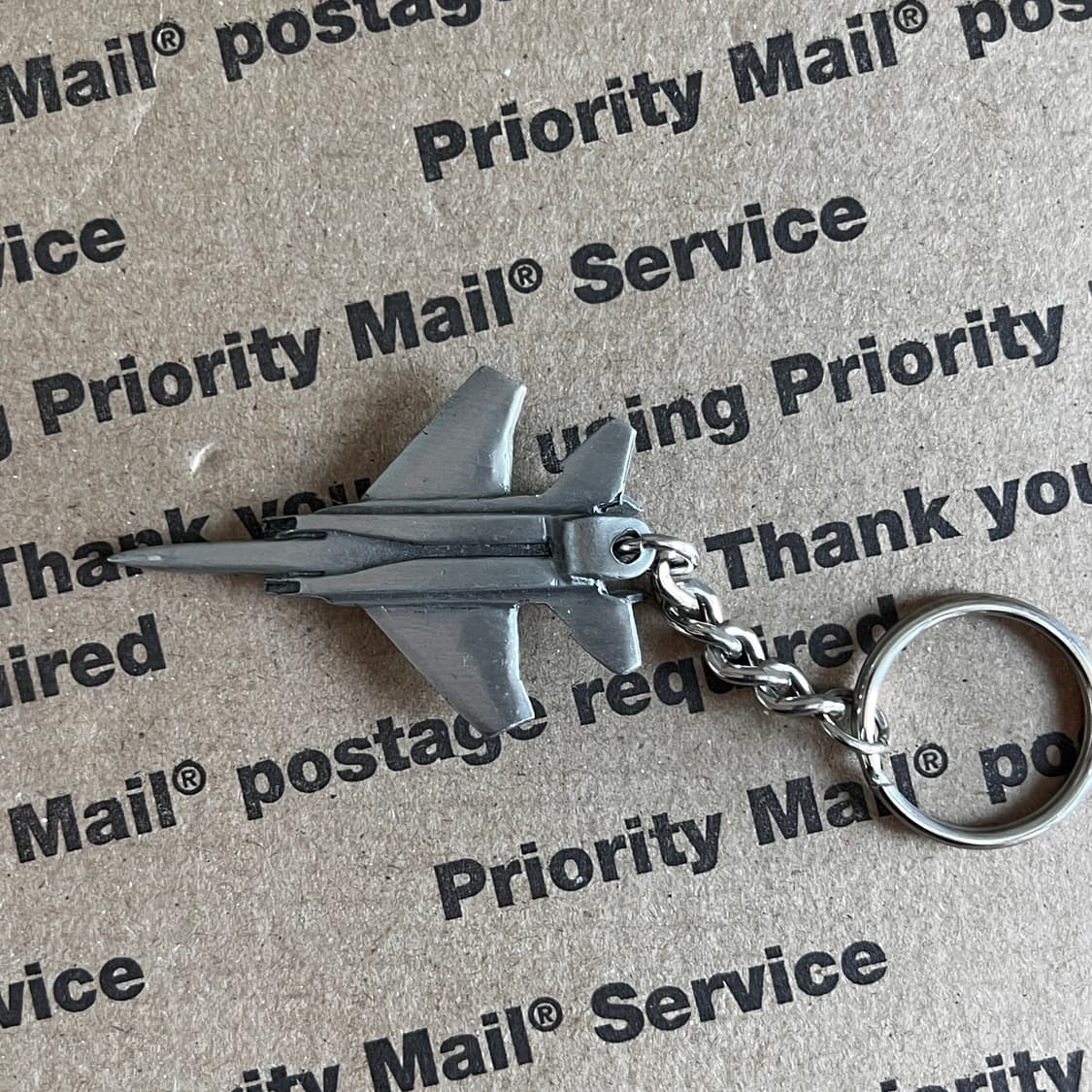 90s vtg Fighter Jet Metal Keyring 상품이미지2
