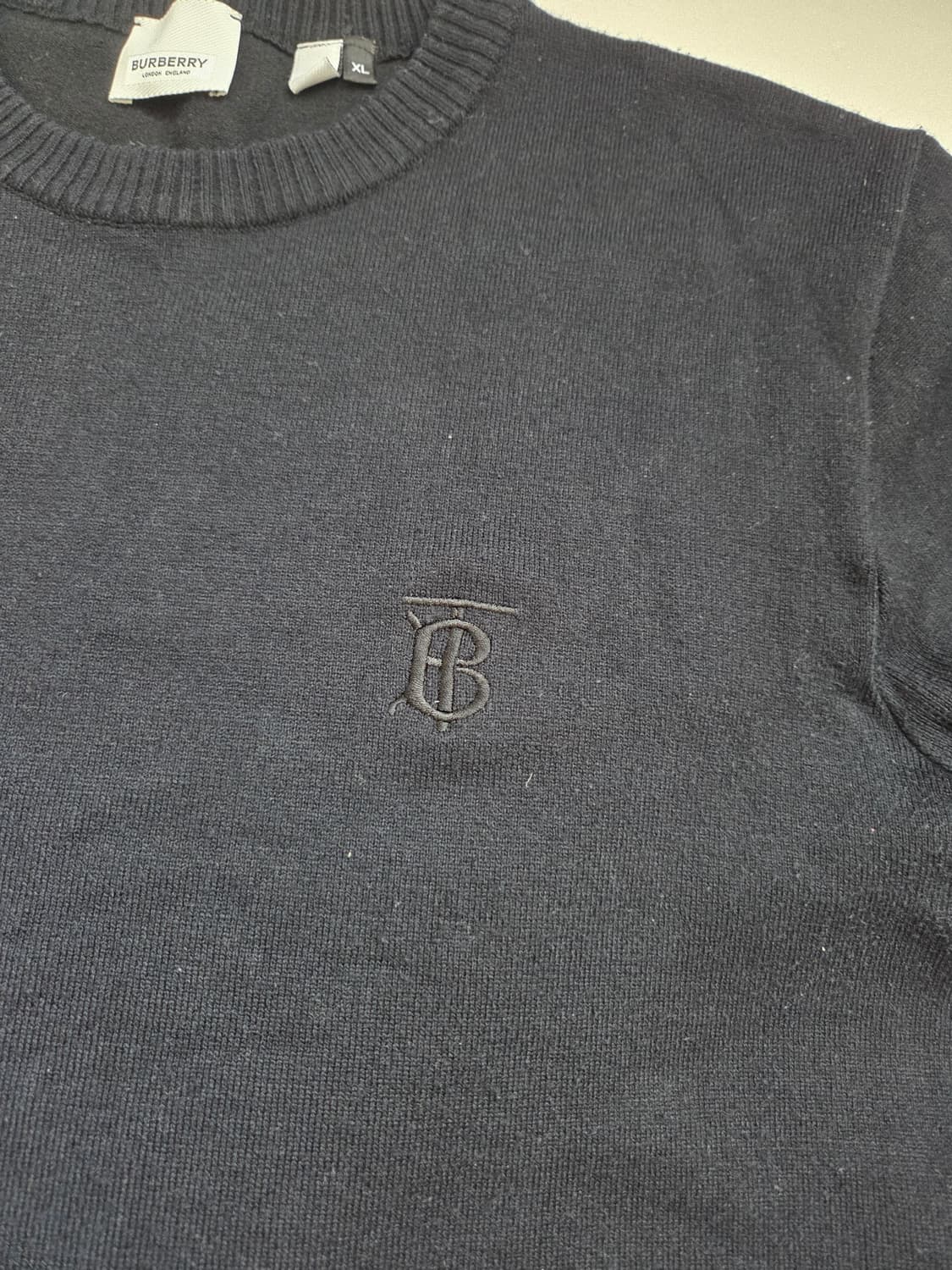 버버리 니트 블랙 L 상품이미지3