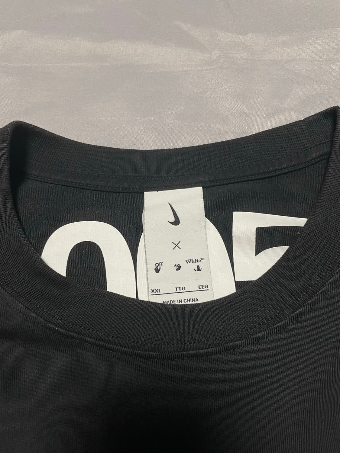 나이키 오프화이트 NRG 반팔 티셔츠 블랙 XXL 2XL 상품이미지5