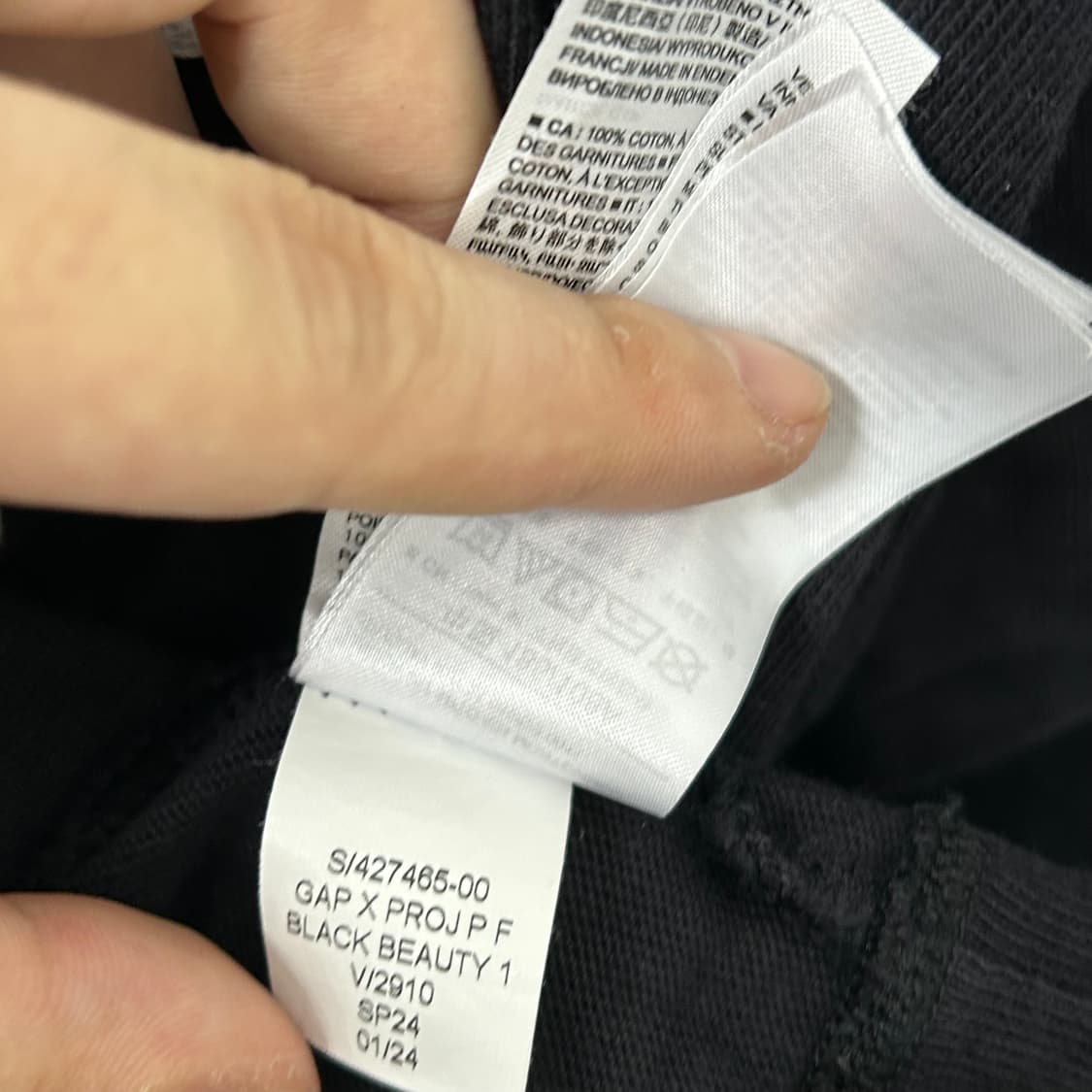팔라스 X GAP 24SS 헤비 저지 반팔 티셔츠 상품이미지10