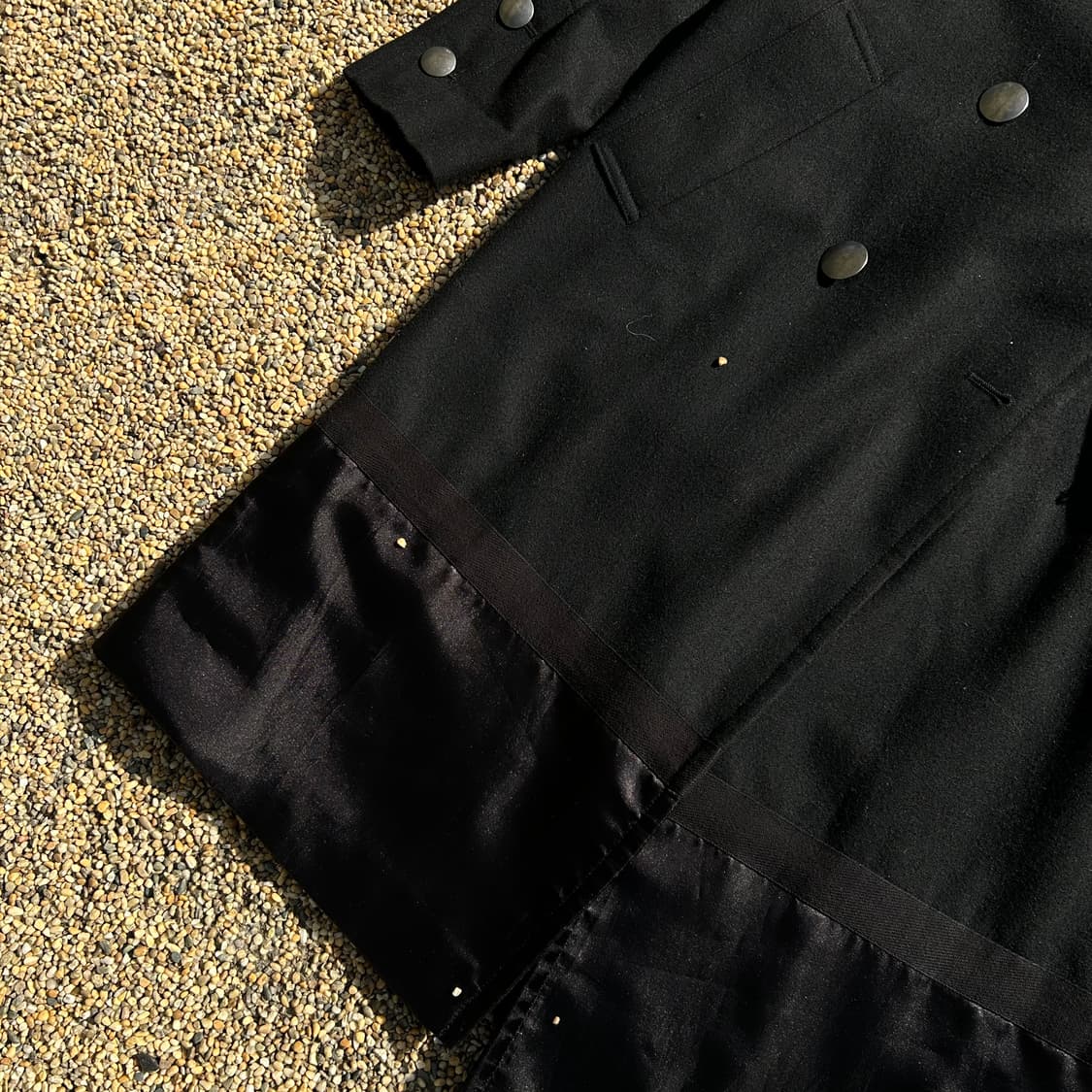 아르마니 진스(armani jeans) 블랙 코트 상품이미지3