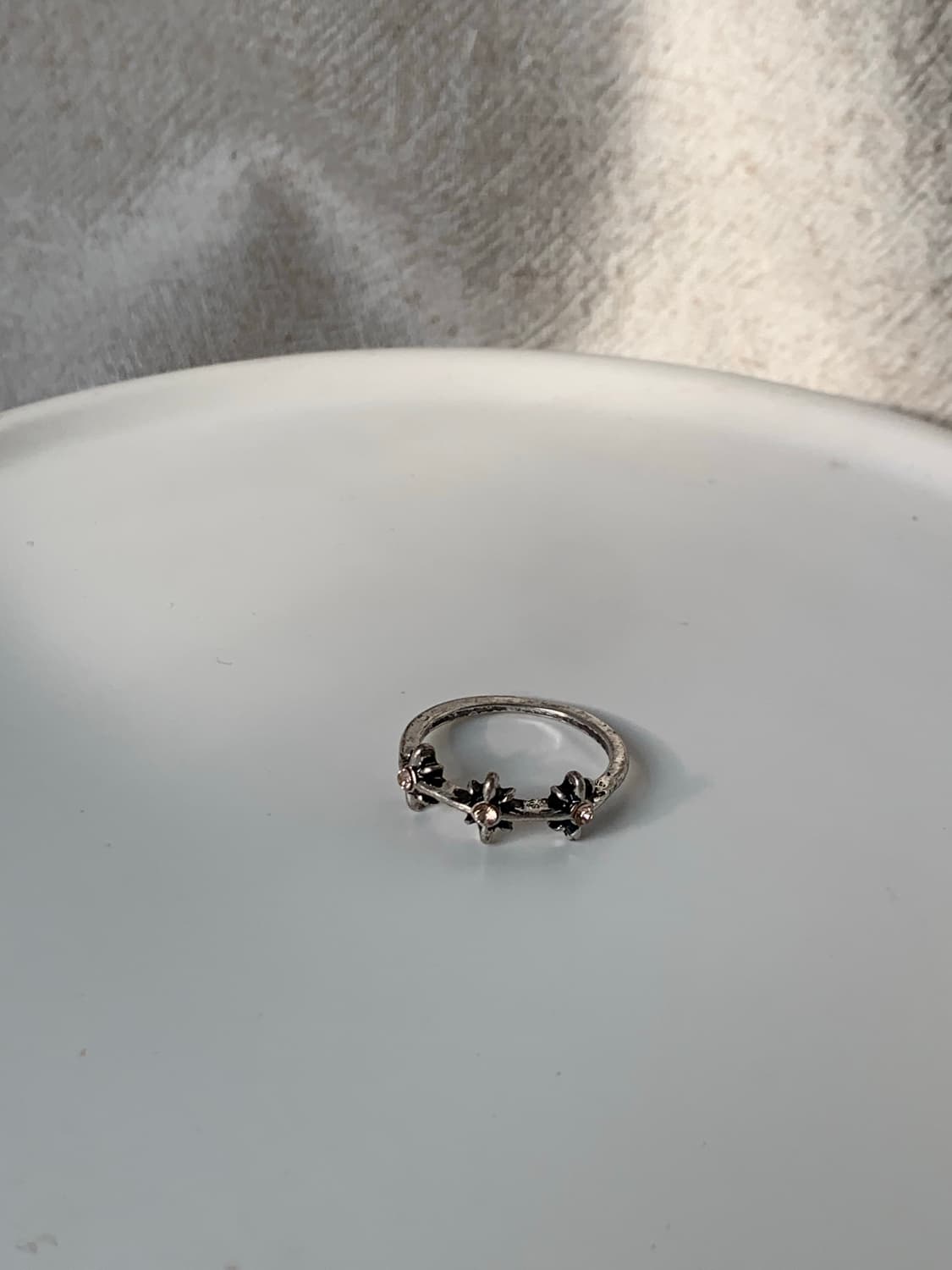 Silver flower ring 상품이미지1