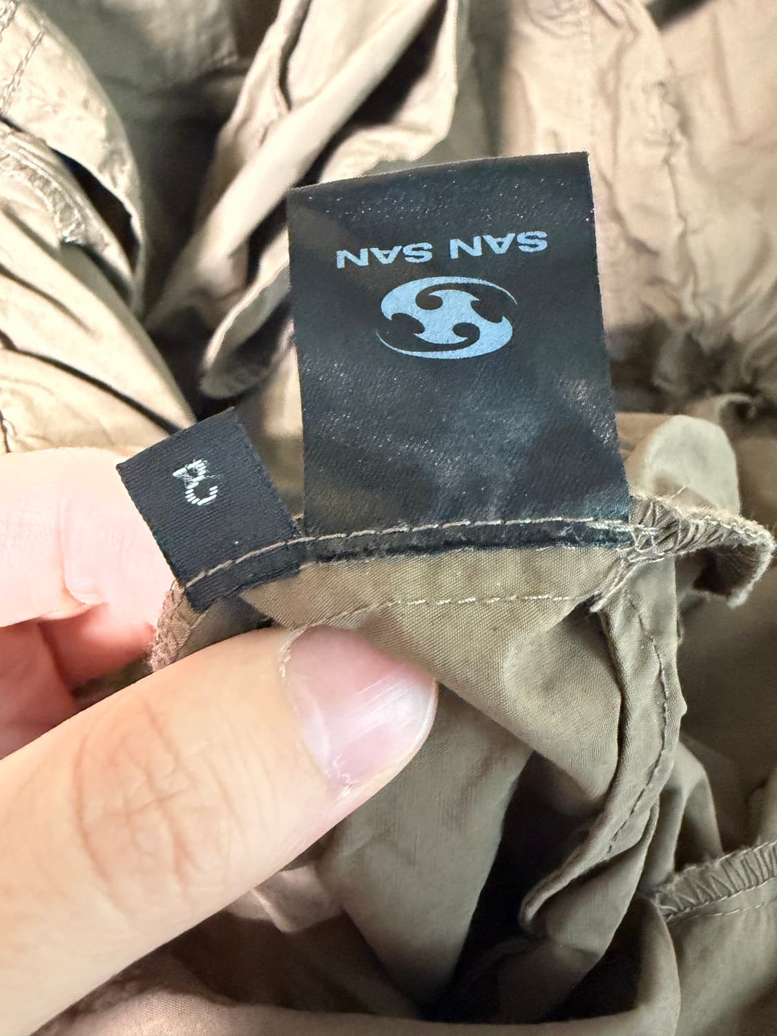 산산기어 사이드 스냅팬츠 브라운 상품이미지6