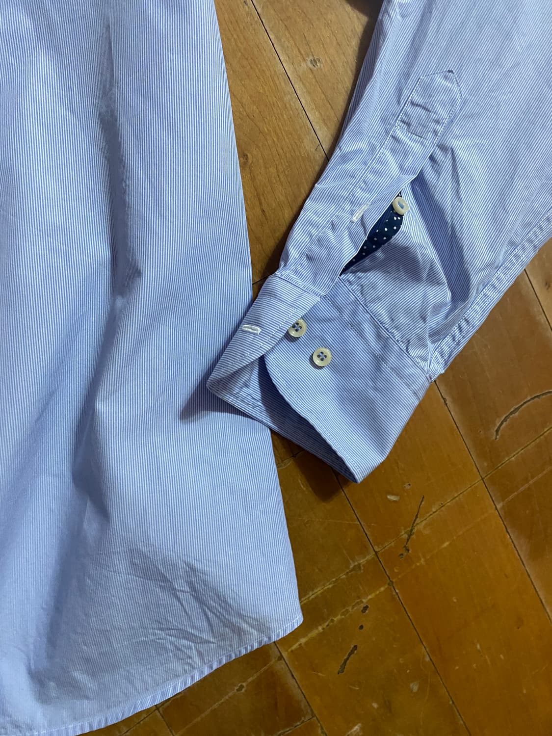 마시모두띠 스트라이프 캐주얼 셔츠 L (105) 상품이미지3