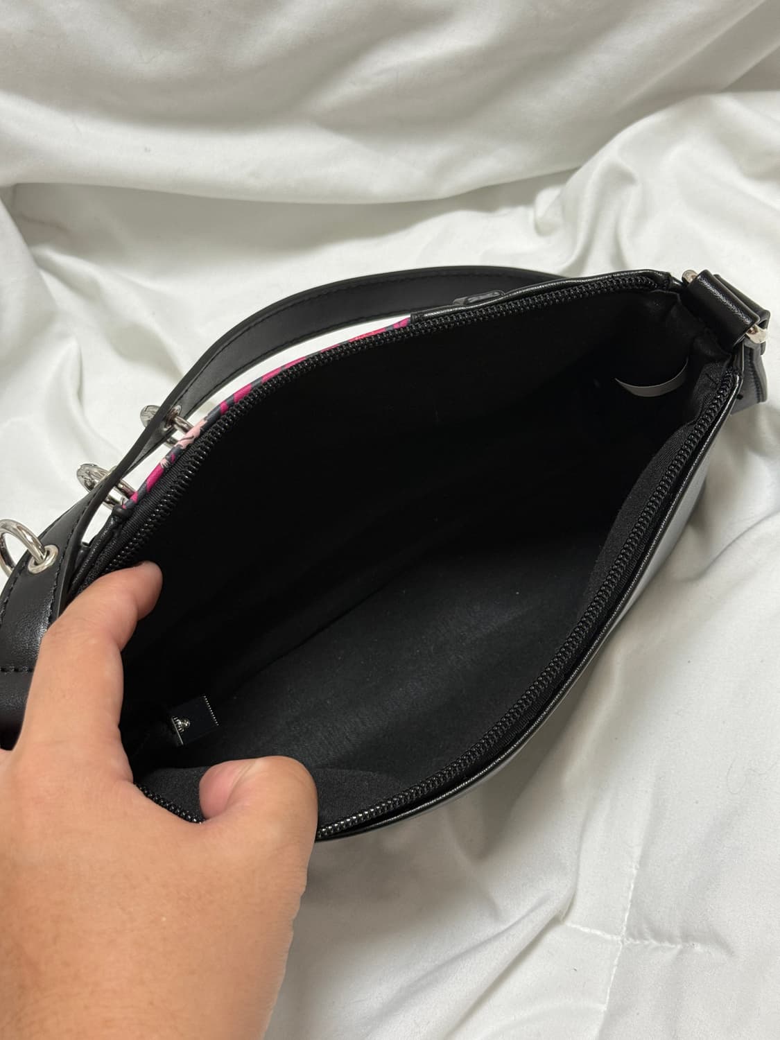 베티붑 Y2K 스타일 블랙 숄더백 상품이미지4