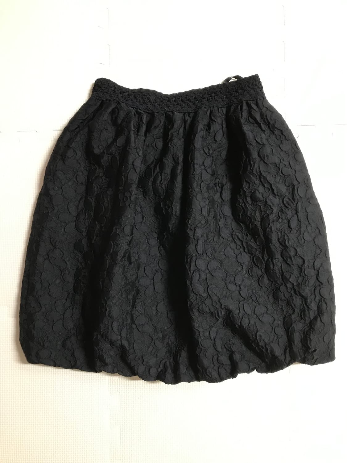 빈티지 벌룬 플라워패턴 미디스커트 상품이미지1