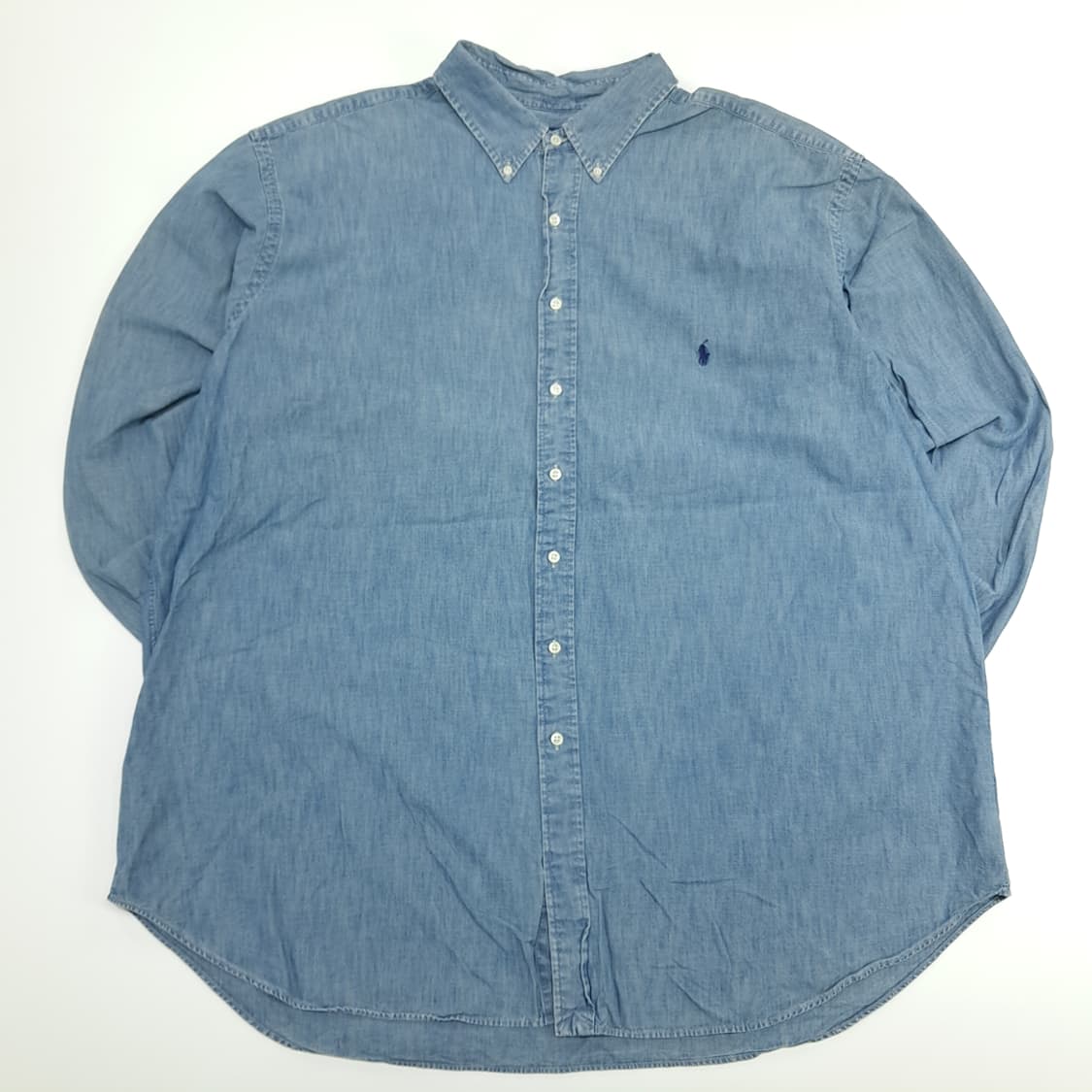 CN689 3XLT 폴로 랄프로렌 라이트데님 긴팔 셔츠 남방 상품이미지1