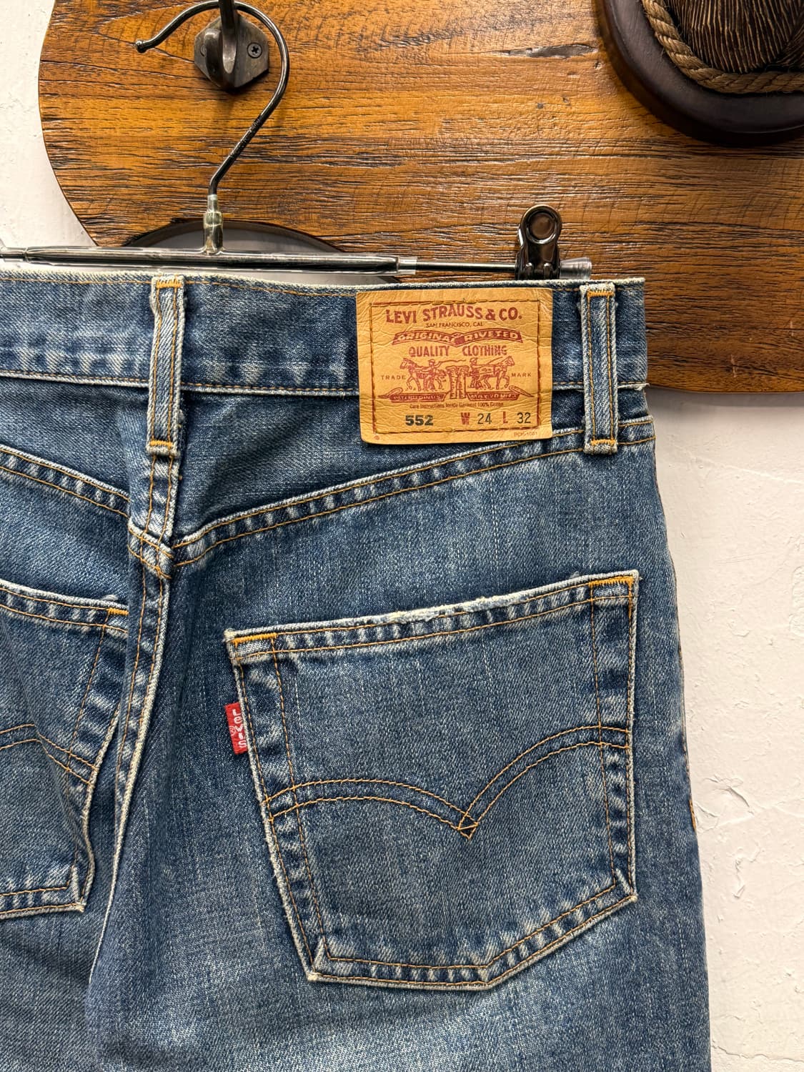 90s Japan Levi's 552 Straight Denim Pant 상품이미지3