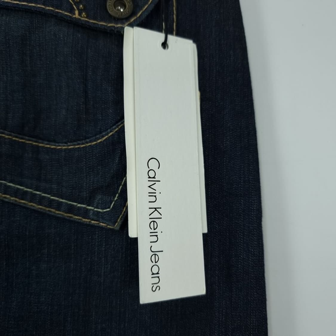 [캘빈클라인](새상품) 로우라이즈 데님 미들 스커트 M19831 상품이미지6