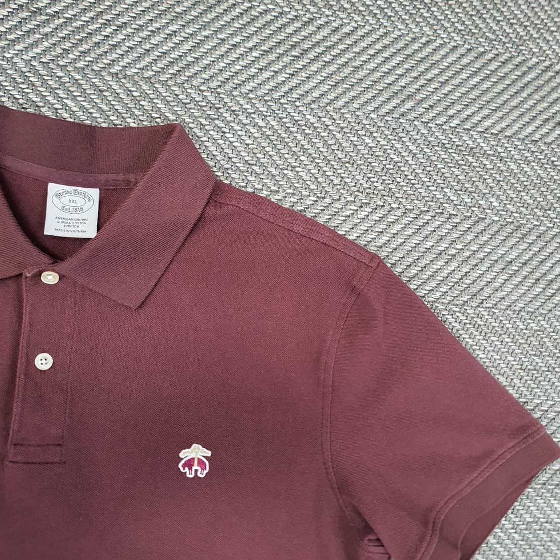 브룩스브라더스 반소매 카라티 남자105 상품이미지3