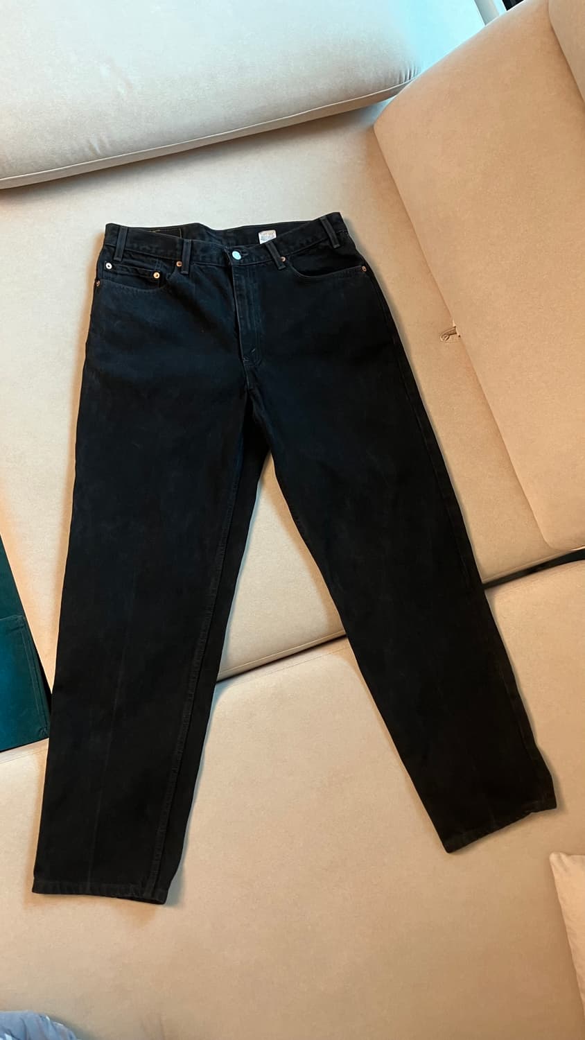 90s Levi’s 550 black jeans 상품이미지1
