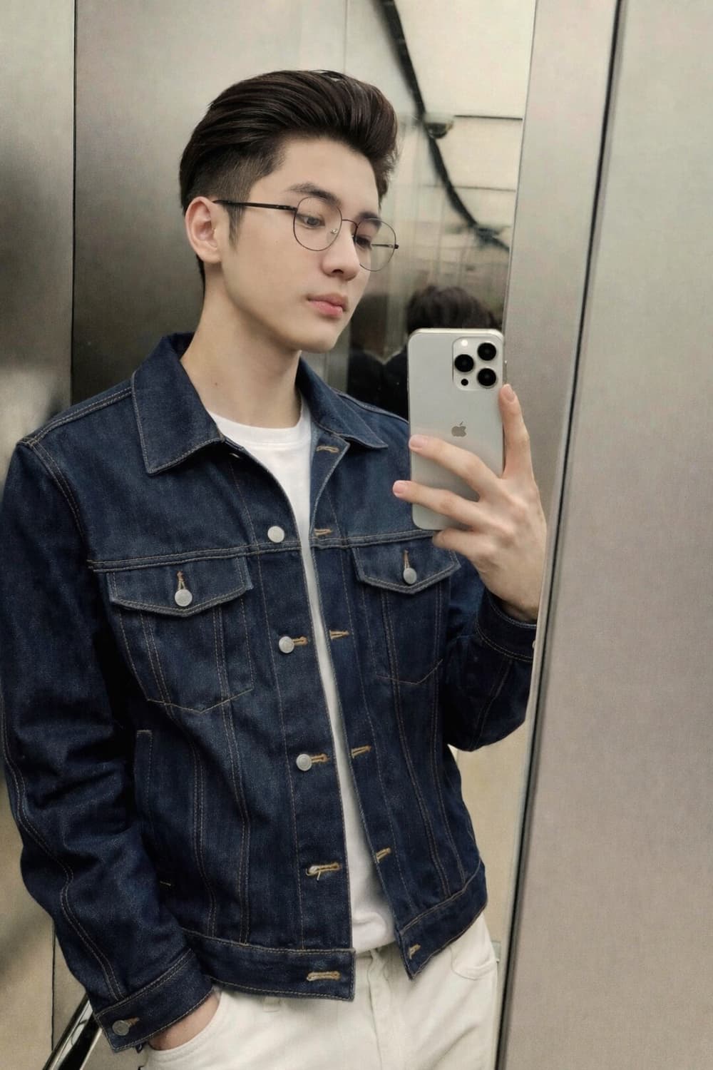 플랙 MERGO 데님 청자켓 L 상품이미지1