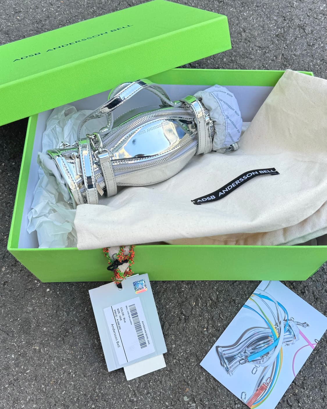 앤더슨벨 바소 백 (silver) 상품이미지8