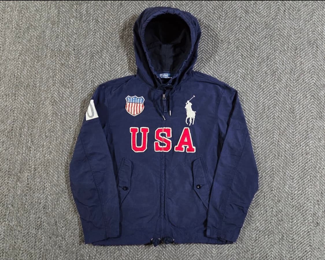 폴로 빅포니 USA 012 후드 바람막이 윈드브레이커 상품이미지1