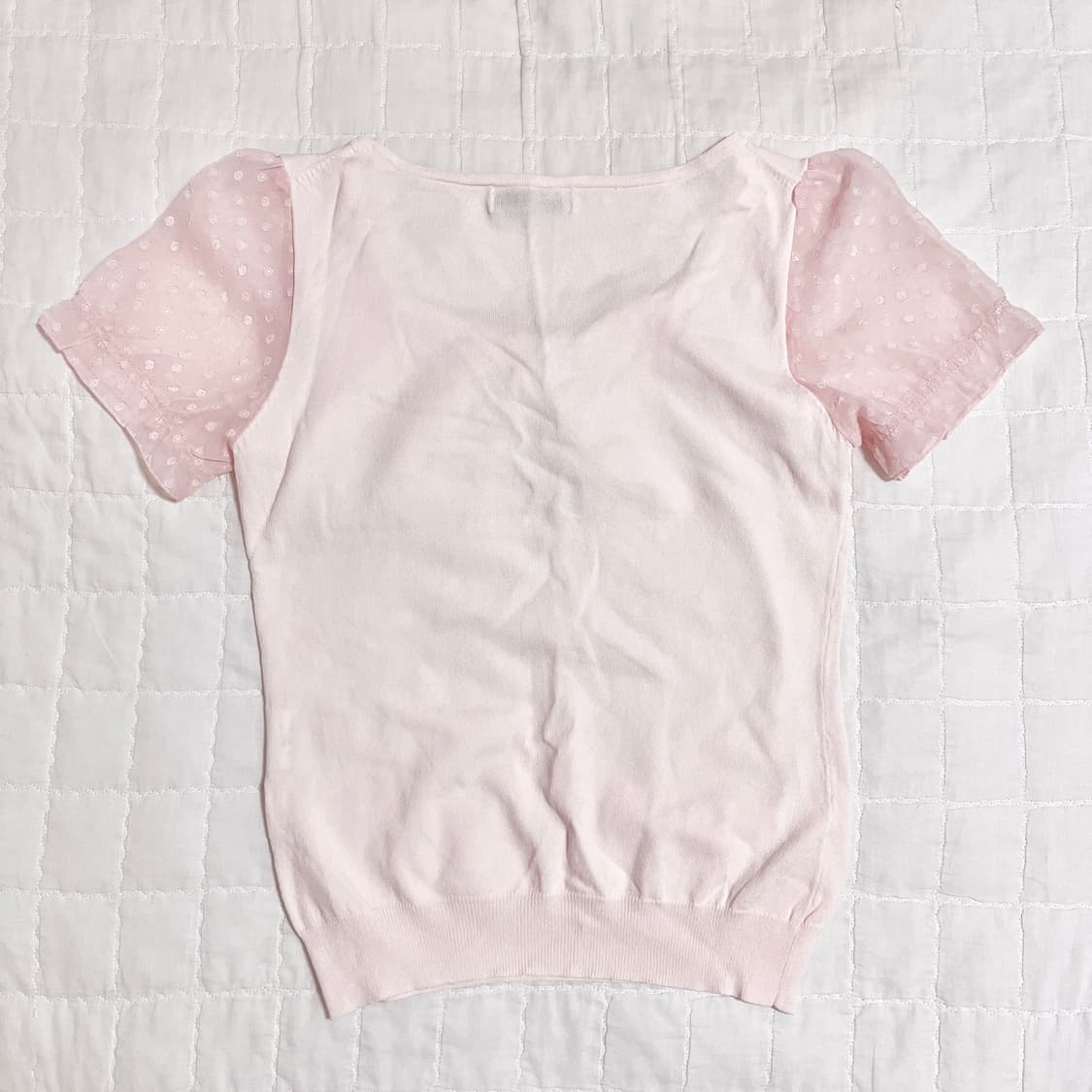 로걀탑 리본탑 리본 반팔 히메갸루 로걀 라떼갸루 일본 빈티지 상품이미지3