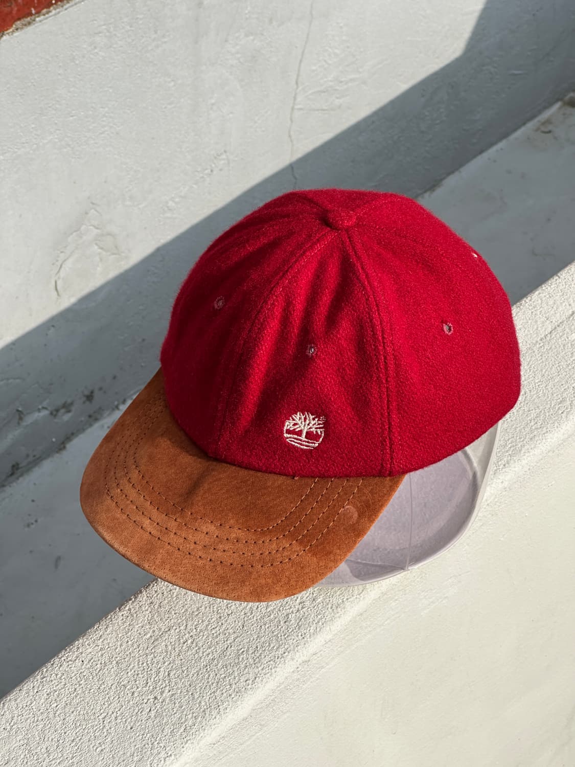 [M] 90s 팀버랜드 로고 배색 볼캡 모자 USA made 상품이미지2