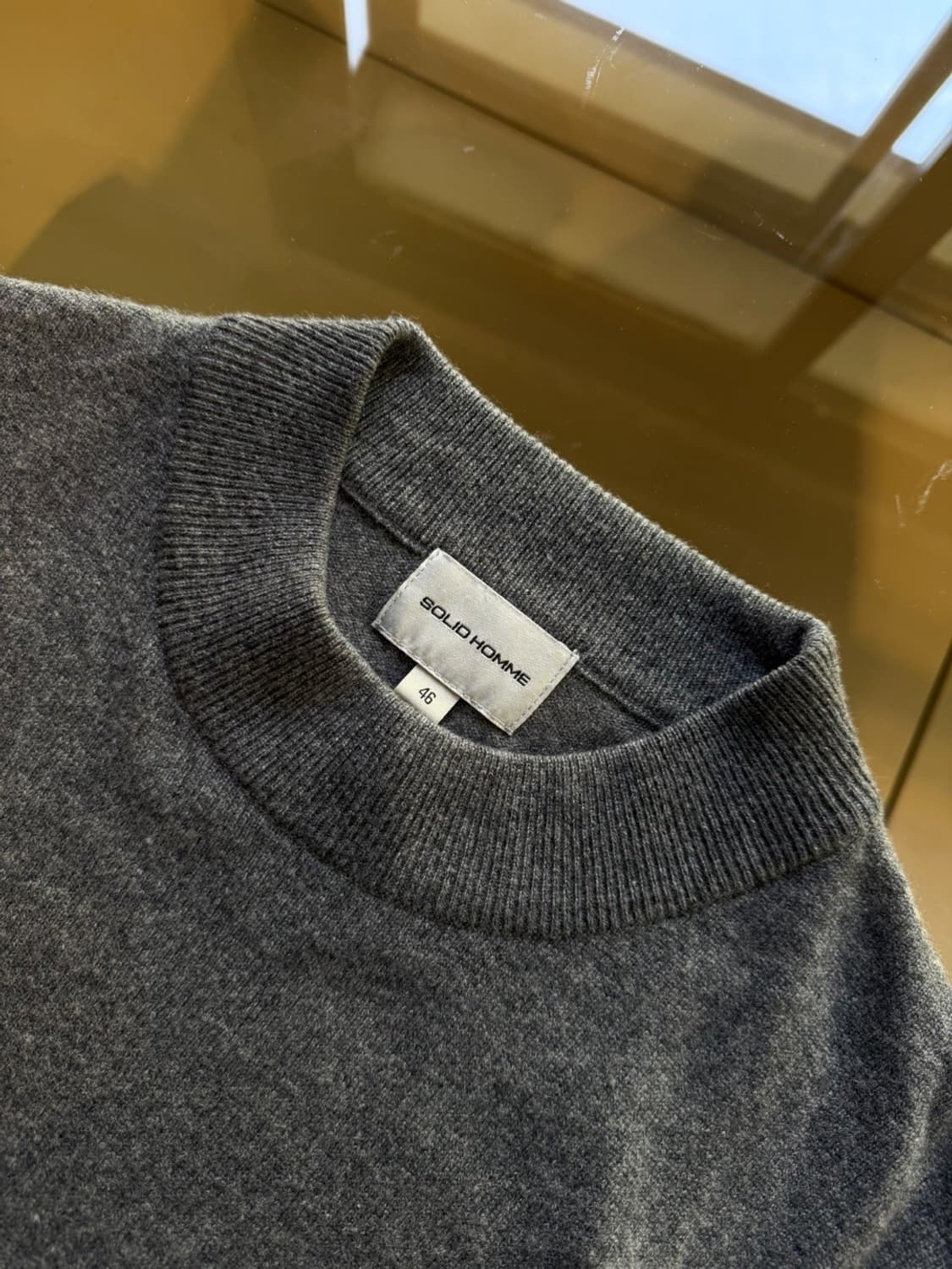 솔리드옴므 캐시미어 모호크넥 니트 108 상품이미지7