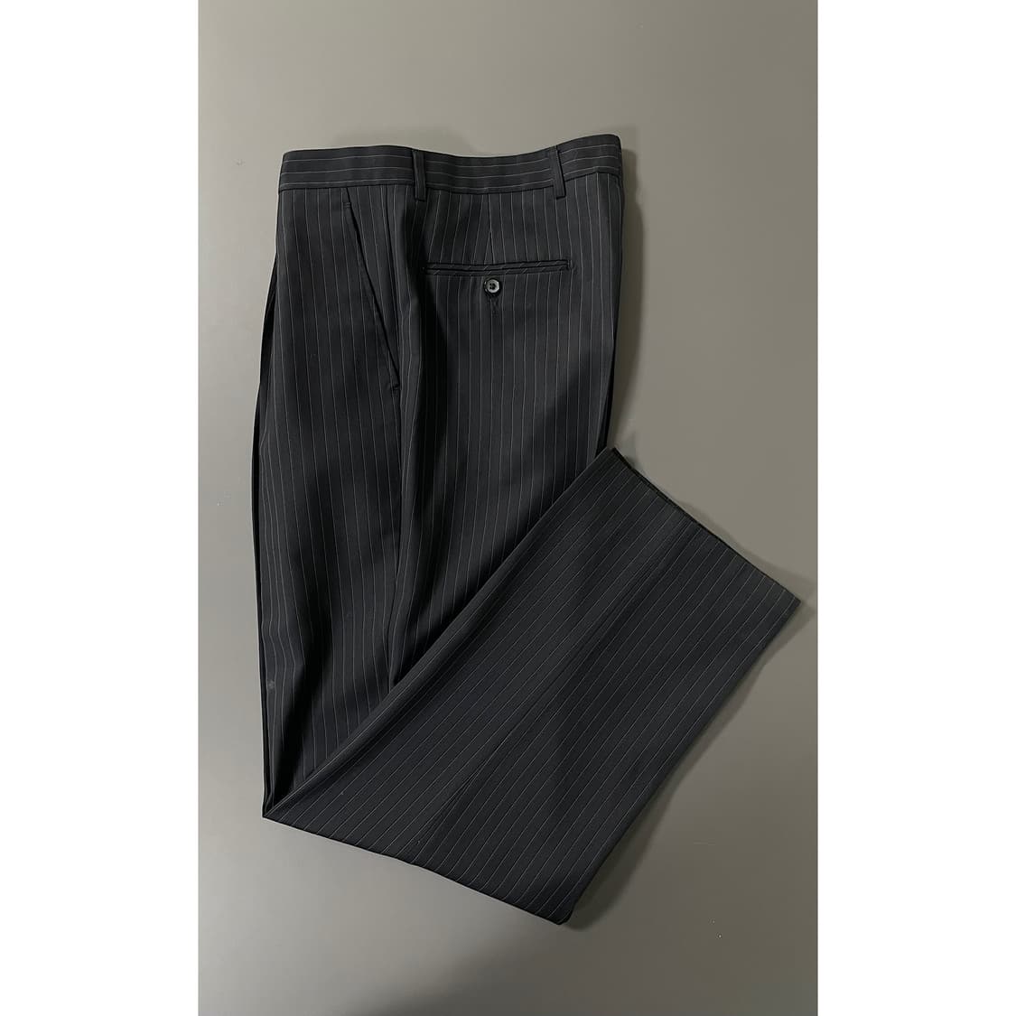 [48] GUCCI 구찌 스트라이프 투버튼 수트 정장 셋업 상품이미지3