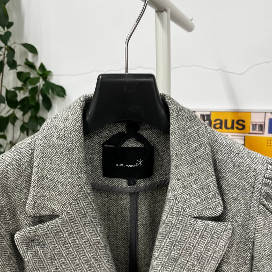 이자벨마랑 캐시미어 블렌드 헤링본 블레이져 1 상품이미지3