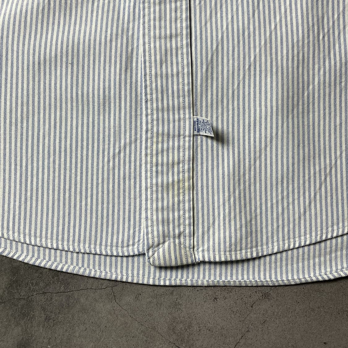 RALPH LAUREN 랄프로렌 빈티지 라이트블루 스트라이프 코튼셔츠 상품이미지5