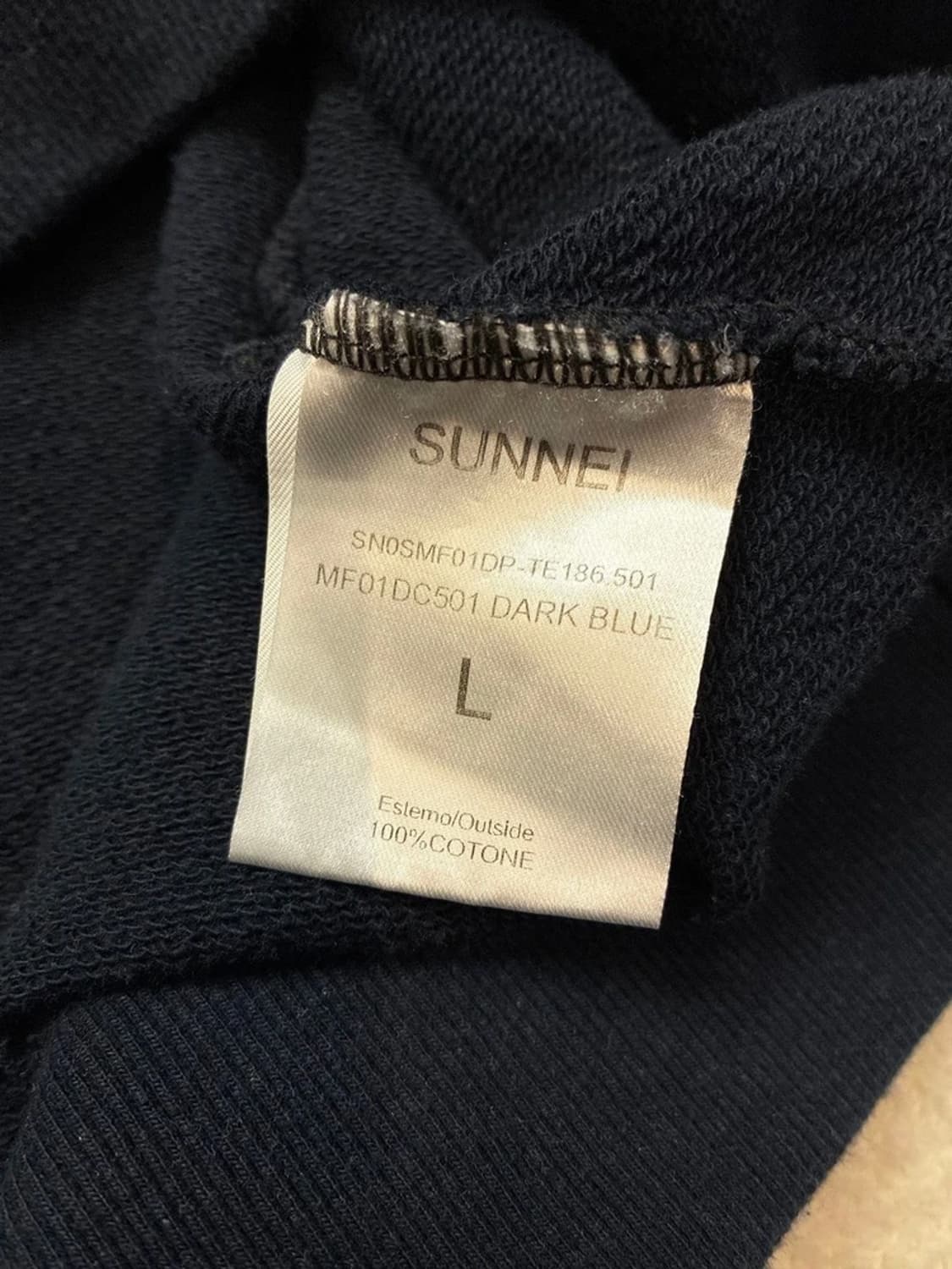 써네이 SUNNEI 헤비코튼 로고 후드티 PN5806 상품이미지7