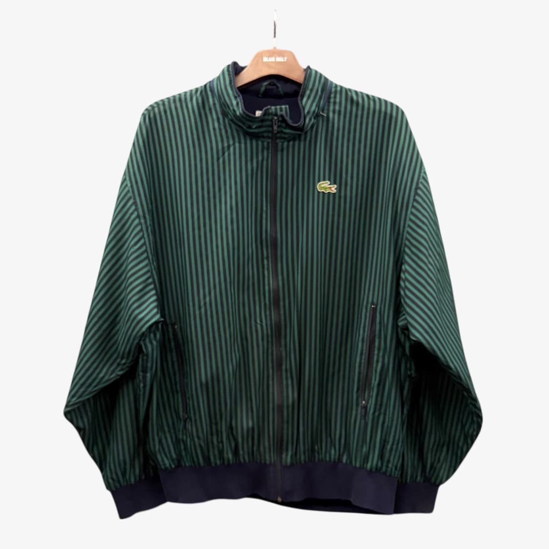 라코스테 스트라이프 블루종자켓 프렌치메이드 컬렉션 PK안감 디테일 상품이미지1