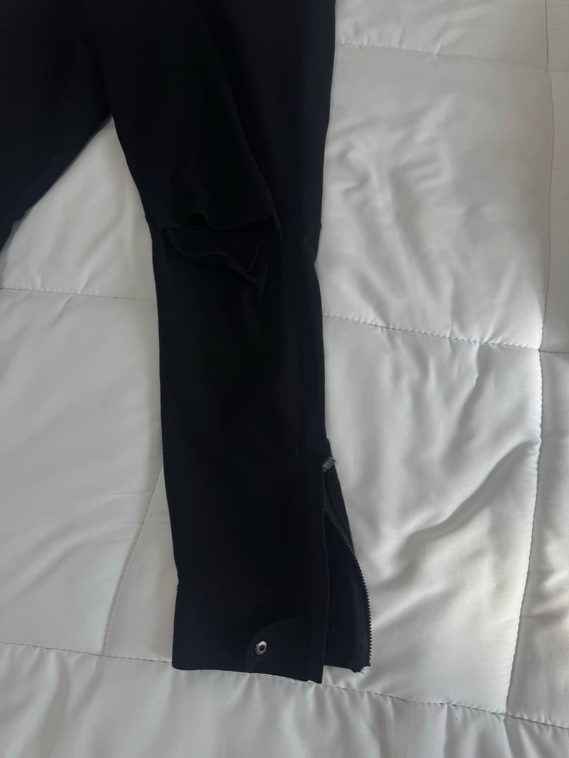 ZARA MAN 자라 블랙 무릎절개 밴딩 팬츠 XL 상품이미지5