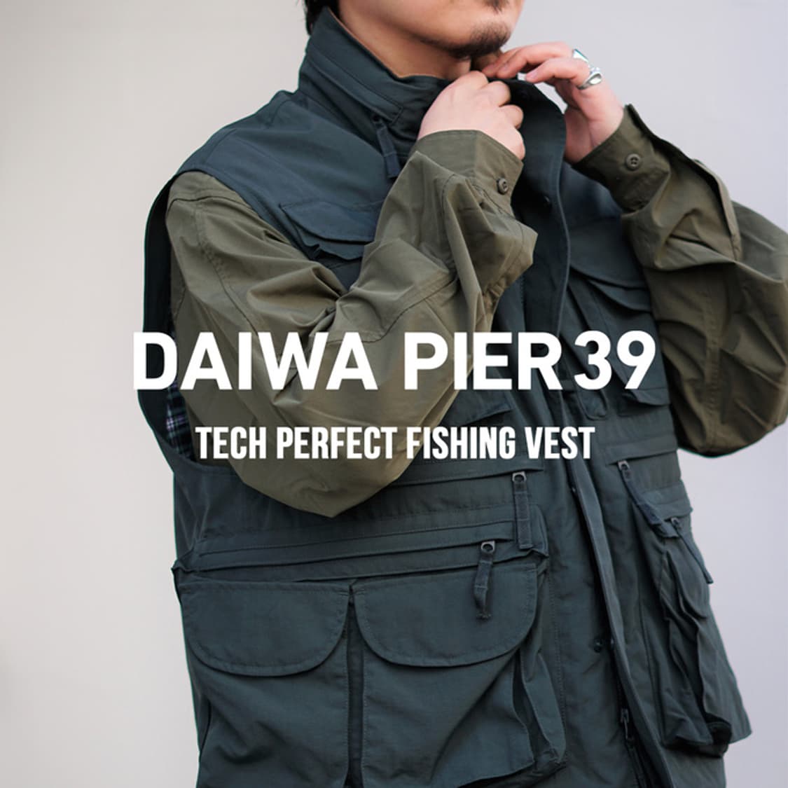 다이와 피어39 perfect fishing vest D.green 상품이미지1