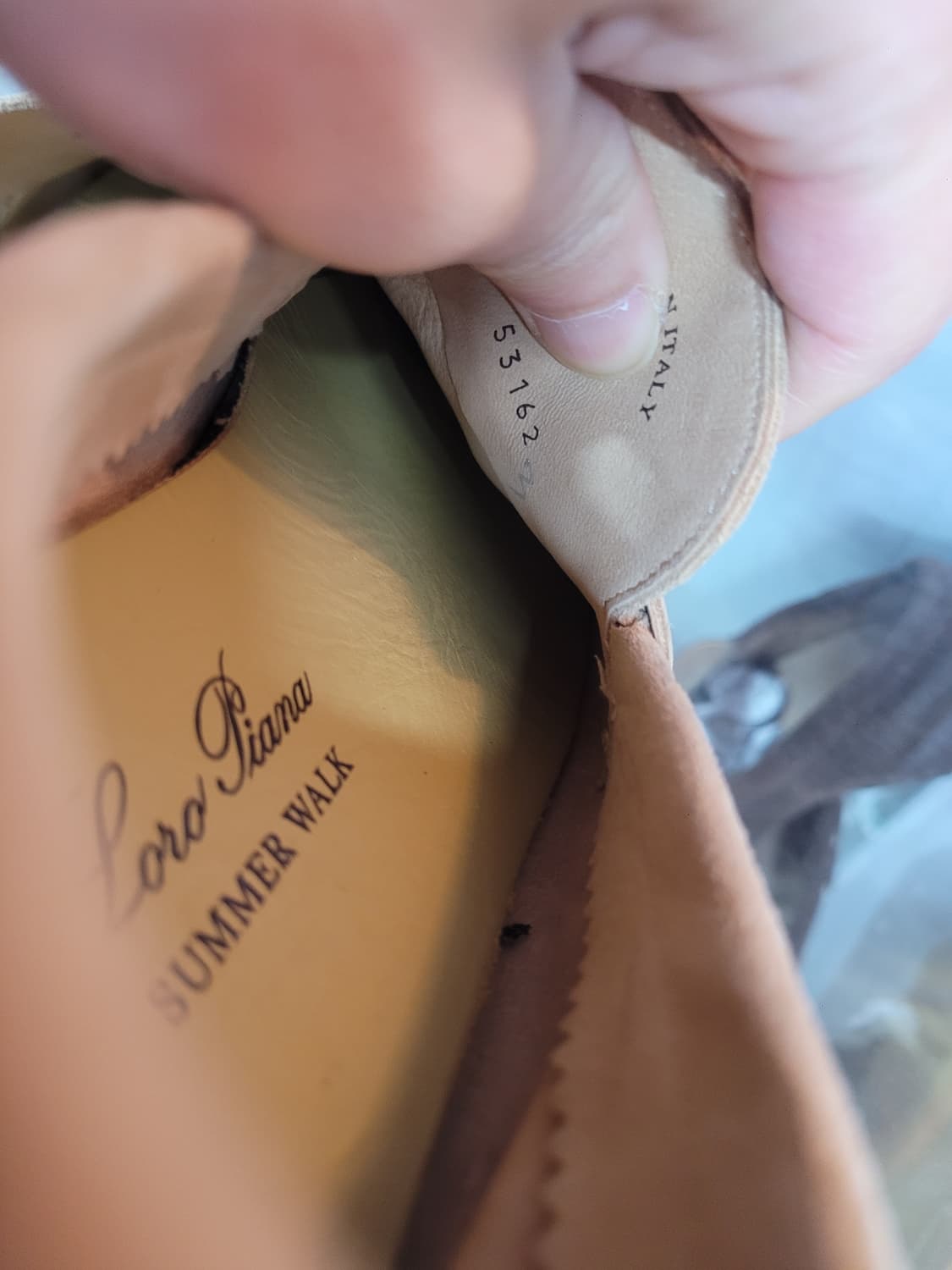 로로피아나 썸머워크 스웨이드 로퍼 37 상품이미지6