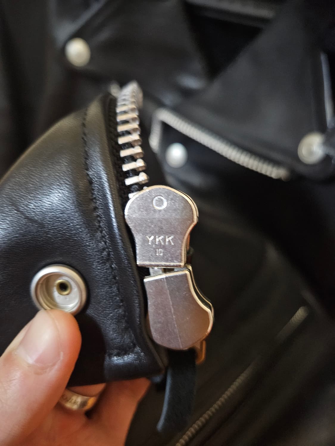 95 M) 디아프바인 죠니 무스탕 가죽자켓 상품이미지5