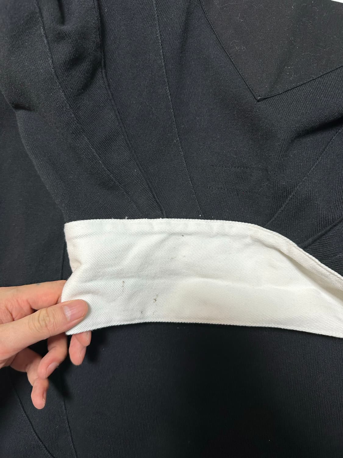 (XL)슈프림 숏 슬리브 럭비 블랙 상품이미지3