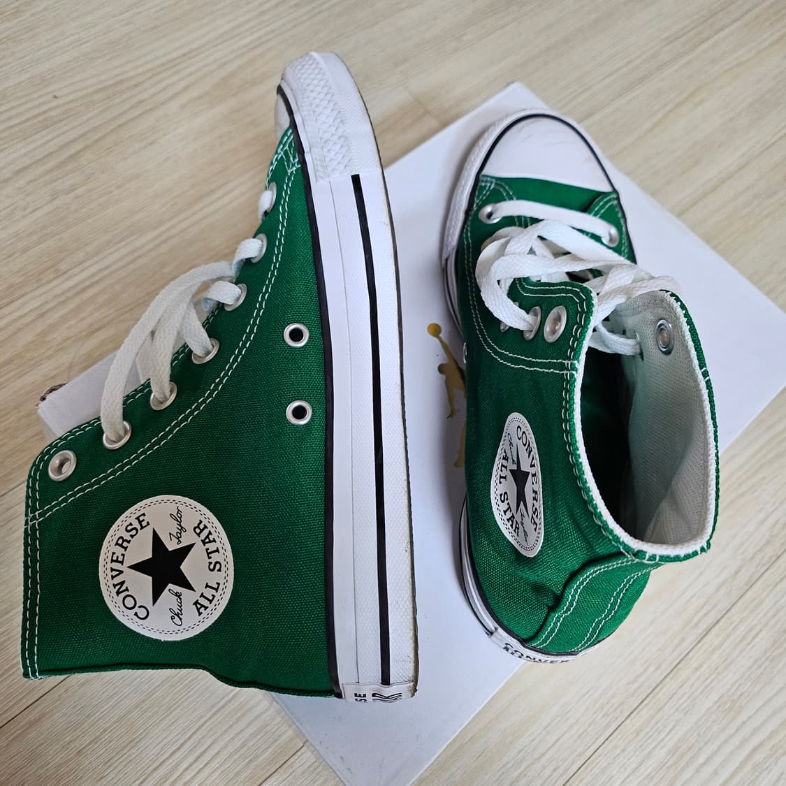 (실착1회) 컨버스 척테일러 올스타 아마존그린 235 상품이미지3