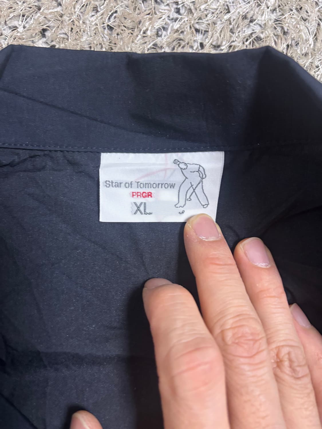 일제 PRGR GOLF 나일론 자켓 사이즈 105-110 상품이미지3