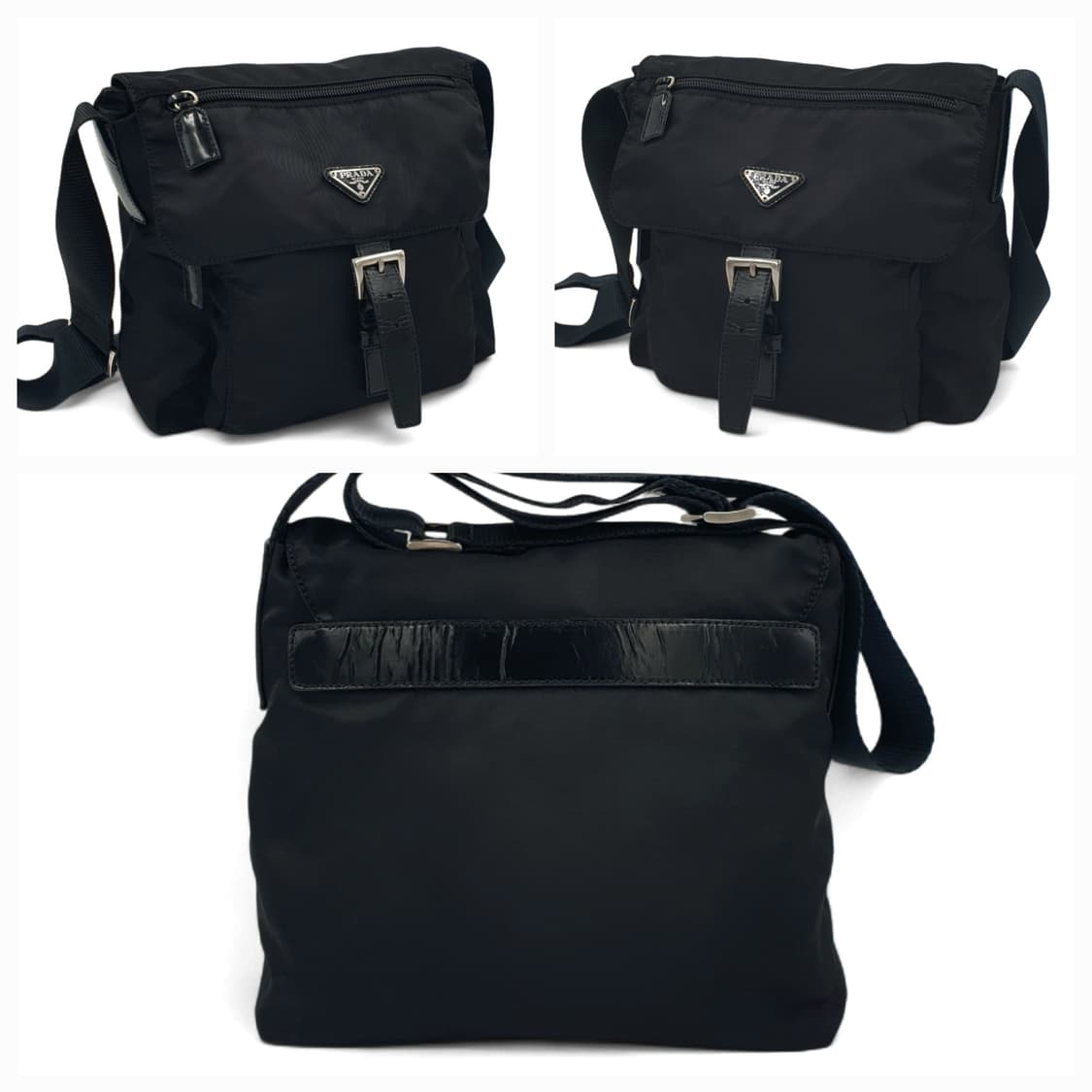 프라다 블랙 메신저백 크로스백 숄더백 B5469F 상품이미지2